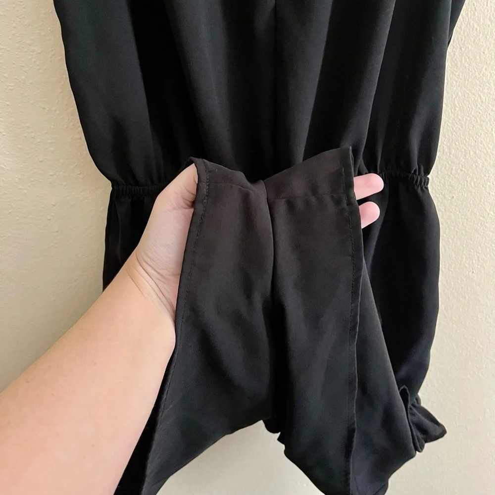 Flowy Black Romper